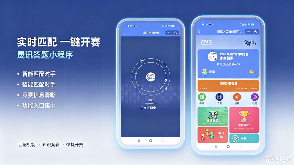 晟讯答题小程序 品牌主视觉