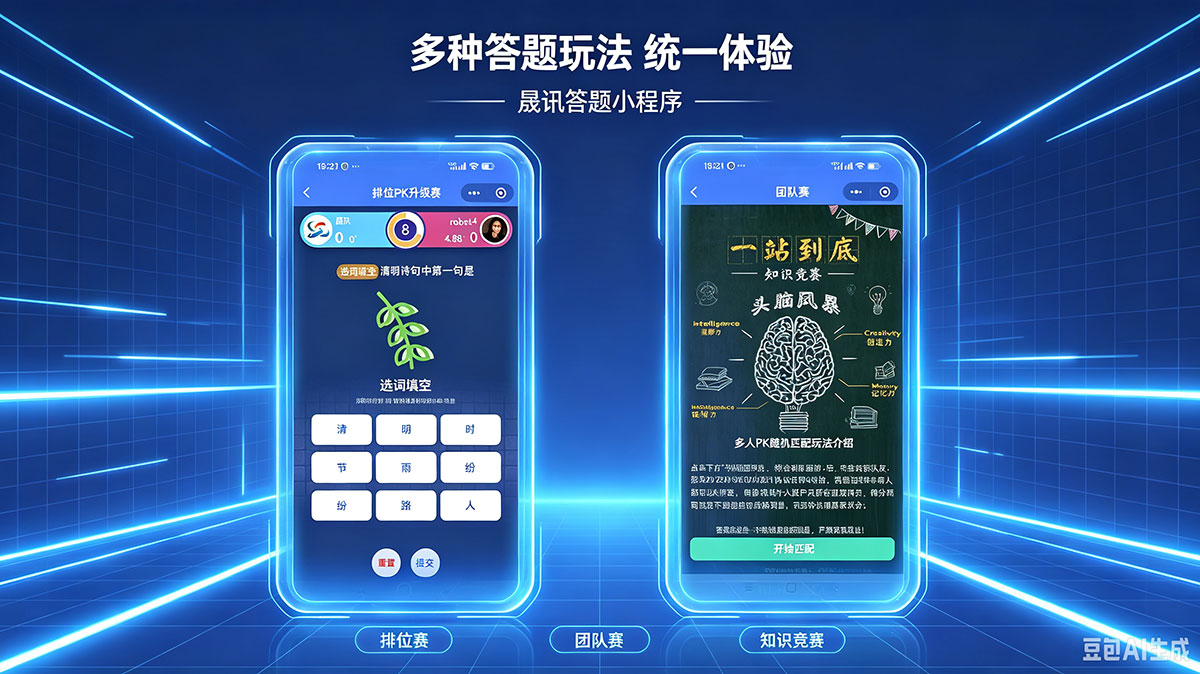 晟讯答题小程序 品牌主视觉